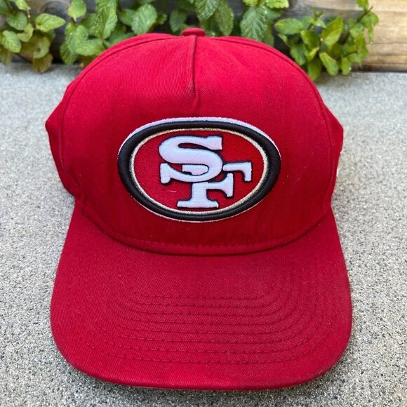 NEW ERA San Francisco 49ers Fitted Hat S/M Men's 9Fifty NFL Red Cap SF - Picture 1 of 7